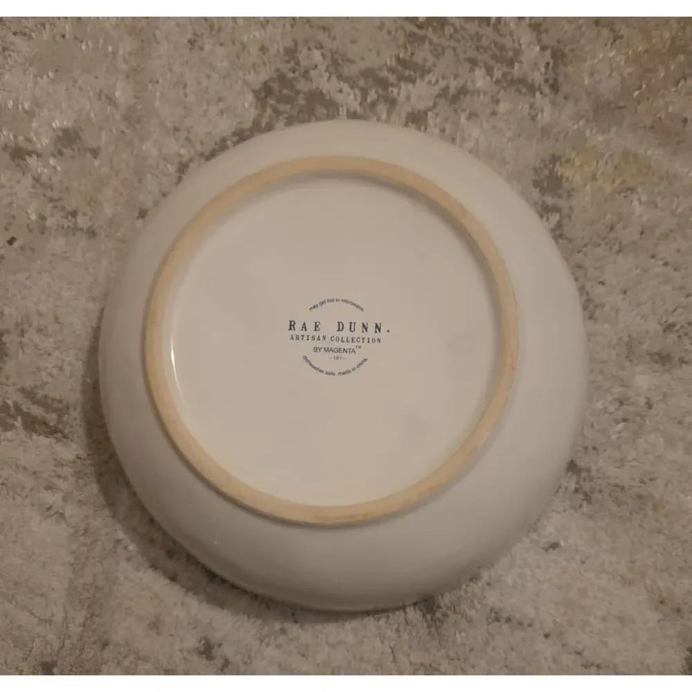 Rae Dunn Taco Salad Burrito Bowl Set of 2 White Ceramic LL Kitchen - Picture 5 of 5